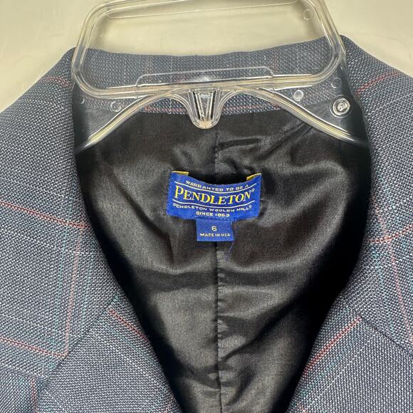 Vintage Pendleton Double Breasted Plaid Wool Coat Dress Size 6 Made in the USA - Picture 6 of 9